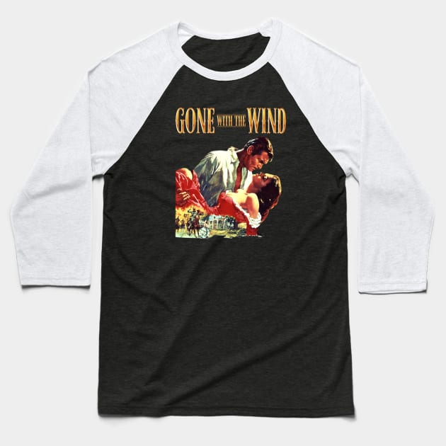 Gone with the Wind V3 Baseball T-Shirt by Hoang Bich